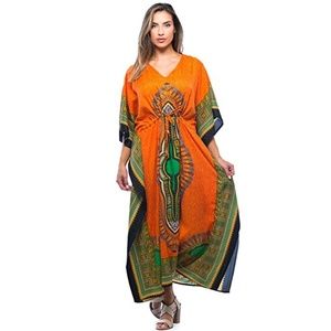 🌴Georgeous African Print Dashiki Maxi/Caftan